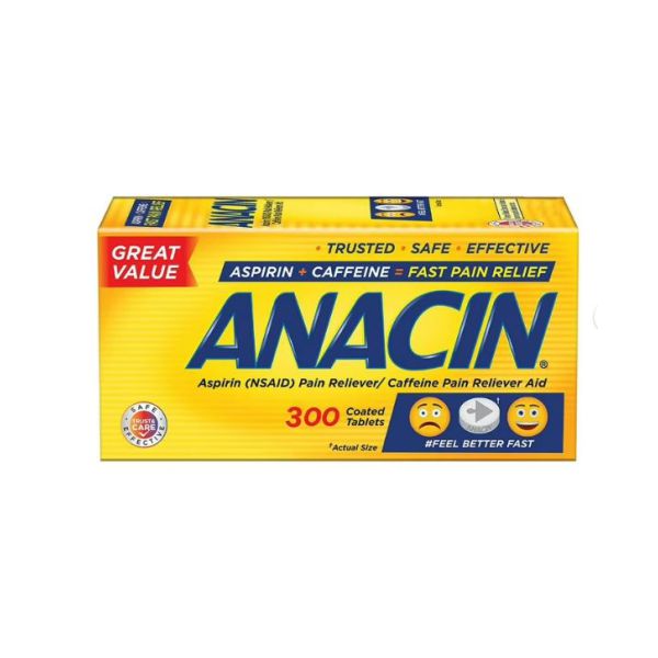Anacin Tab x2 Aspirin 300mg