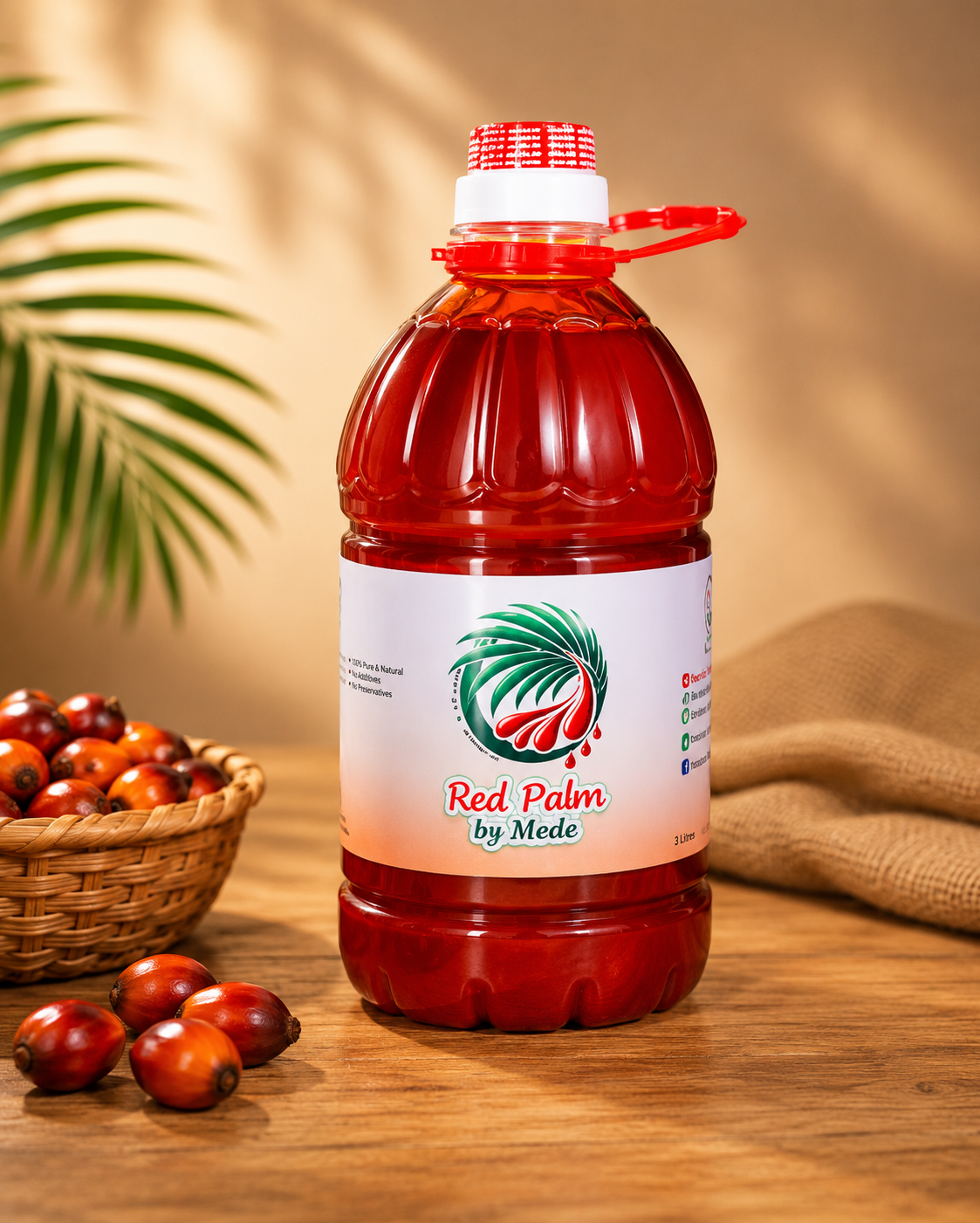 Red Palm by Mede – Premium Palm Oil (3L)